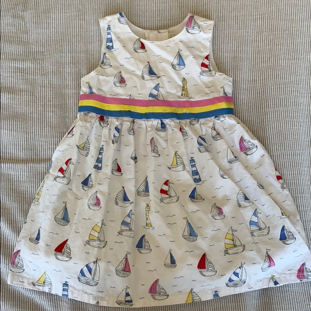 JoJo Maman Bebe sailboat dress